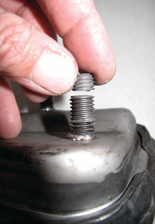 Using a cut-off wheel on a small drill,